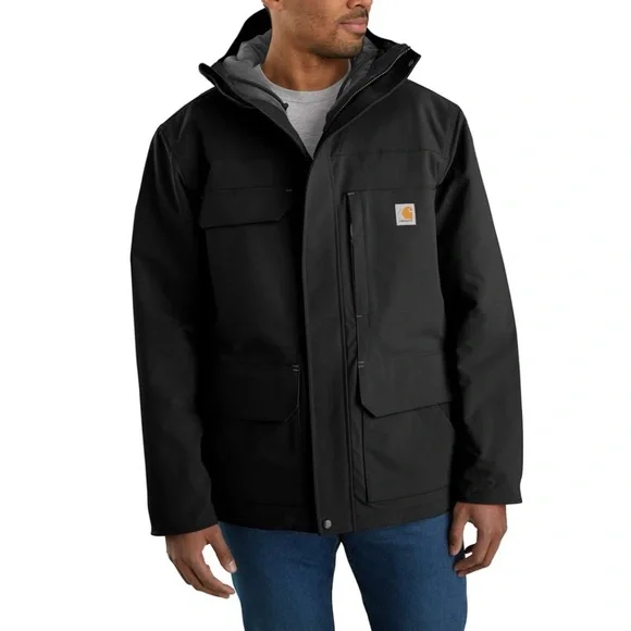NWT 3XL Carhartt Men’s Super Dux Relaxed Fit Insulated Traditional Coat, Black - Picture 1 of 8